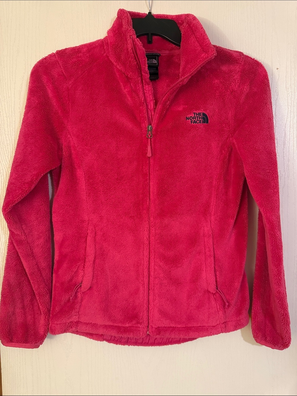 The North Face Women’s Hot Pink Full-Zip Fleece Jacket